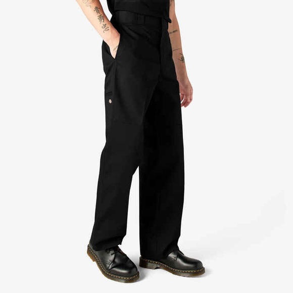 🖤👖🖤 Dickies Men's Loose Fit Double Knee Twill Work Pants - Black - Size 36x30 - Picture 7 of 13